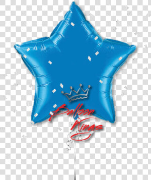 Large Sapphire Blue Star   Red Star Balloons  HD Png Download