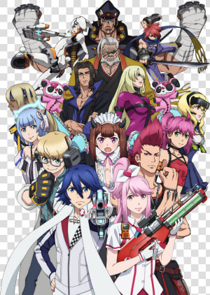 Gunslinger Stratos Png   Png Download   Gunslinger Stratos The Animation  Transparent Png