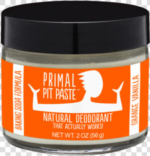 Primal Pit Paste Natural Deodorant Orange Creamsicle  HD Png Download