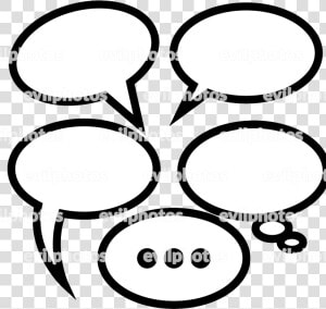 Speech Bubble Drawing Vector And Stock Photo   Circle  HD Png Download