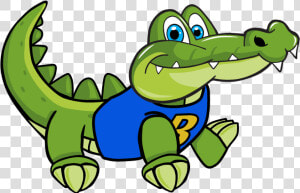 Gator Crawling   Cartoon  HD Png Download