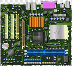 Placa Madre De Computadora  HD Png Download