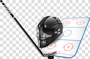 Transparent Crossed Hockey Sticks Png   Hockey Stick Helmet And Puck  Png Download