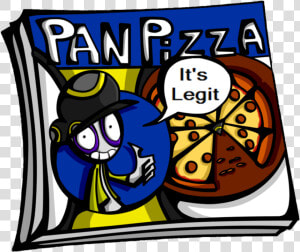 Literal Pan Pizza Box By Epic masterlord  HD Png Download