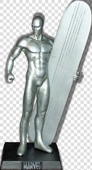 Eaglemoss Marvel Silver Surfer Figurine   Standing  HD Png Download