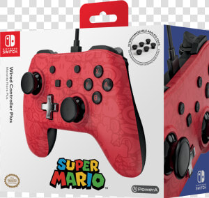 Mario Switch Wired Controller  HD Png Download