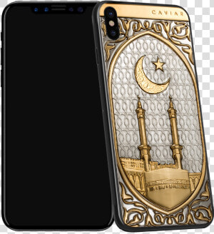 Caviar Iphone X Mekka Gold   Price Of Iphone X In Naira  HD Png Download