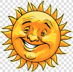 Sun Faces Carson Clipart  HD Png Download