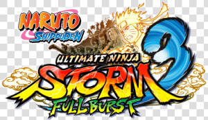 3524 20130527 Ns3fbrogo Master Eu   Naruto Shippuden Ultimate Ninja Storm 3 Png  Transparent Png