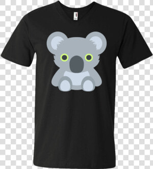 Koala Emoji Men S V Neck T Shirt   Balenciaga Bart Simpson T Shirt  HD Png Download