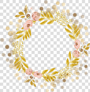  freetoedit  freetouse  mamalebenat  stroke  gold  golden   Gold Wreath Transparent Background  HD Png Download