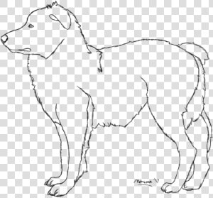 Trench Drawing Shepard   Line Art  HD Png Download