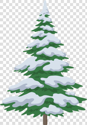 Christmas Tree Drawing With Snow   Png Download   Snow On Trees Drawing  Transparent Png