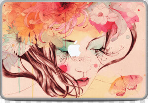 Blushing Girl Skin Macbook Pro 17”   Mirabilia Conrad Roset  HD Png Download