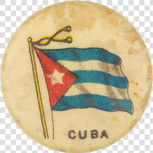 Cuba Flag Advertising Button Museum   Emblem  HD Png Download