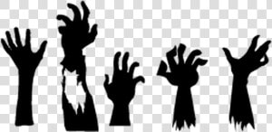 Transparent Zombie Hand Png   Free Zombie Hand Silhouette  Png Download