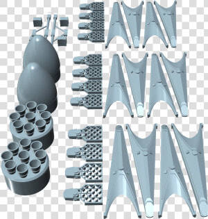 Spacex Falcon Heavy Upgrade Kit Unassembled Data zoom   Cutting Tool  HD Png Download