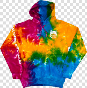 Monmoncats Tie Dye   Monmon Cat Tie Dye Hoodie  HD Png Download