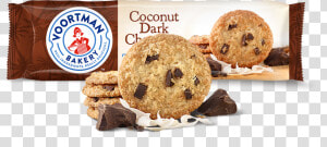 Coconut Dark Chocolate   Voortman Bakery Chocolate Chip  HD Png Download