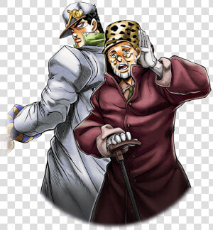 Unit Jotaro Kujo And Old Joseph   Old Joseph Joestar Part 4  HD Png Download