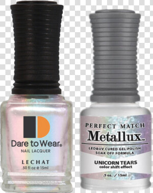 Lechat Perfect Match Nail Lacquer And Gel Polish  Metallux   Unicorn Tears Gel Polish  HD Png Download