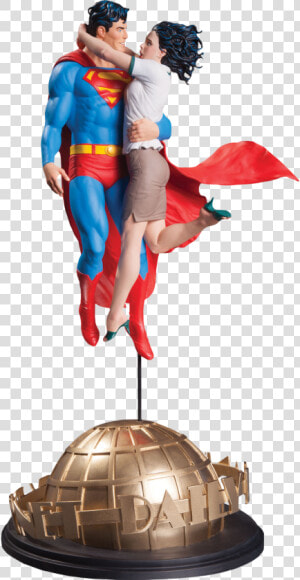 Superman Lois Lane Statue  HD Png Download