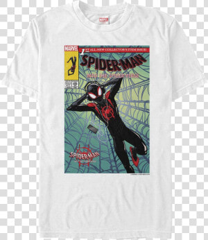 Comic Book Cover Spider Man Into The Spider Verse T   Spider Man Into The Spider Verse T Shirt  HD Png Download