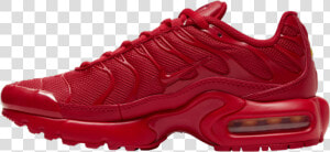 Nike Air Max Plus Triple Red Cq9748 600 Release Date   Nike Air Max Plus Red  HD Png Download