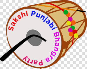 Punjabi Dhol In Trilokpuri   Dhol Logos  HD Png Download