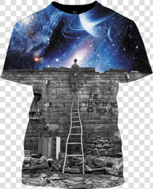 Gearhuman 3d Man Looking Out Galaxy Custom T shirt   Energy Of The Mind Is The Essence  HD Png Download