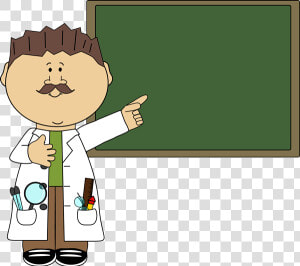 Teacher   Science Teacher Clip Art  HD Png Download