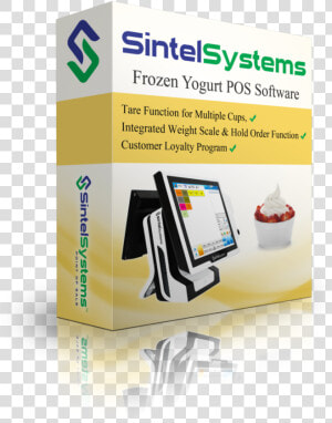 Frozen Yogurt Pos Software By Sintel Systems   French Sale Point Software  HD Png Download