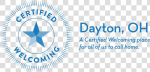 Certified Welcoming Header   Welcome Dayton Logo  HD Png Download