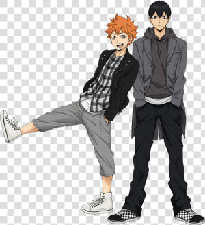 Anime Haikyuu Hinata Kageyama Tobio Png Hinata Kageyama   Cute Haikyuu Hinata X Kageyama  Transparent Png