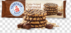 Fudge Striped Oatmeal   Voortman Fudge Striped Oatmeal Cookies  HD Png Download