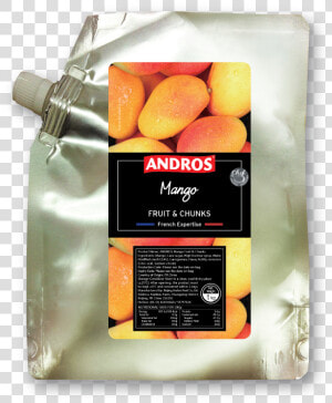 F122552 Andros Mango Fruit Chunks Doypack 1kg   Andros Fruit And Chunks  HD Png Download