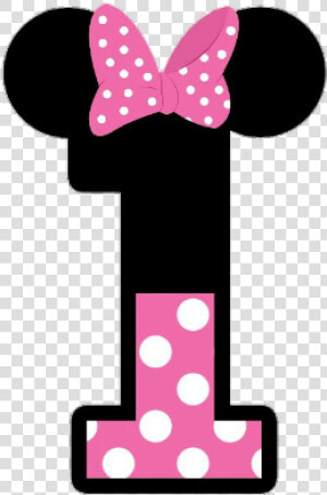  numbers  number  number1  numeros  numero  numero1   Numero 1 Minnie Mouse Png  Transparent Png