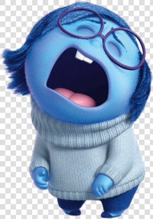 Sadness Crying   Sadness Inside Out Characters  HD Png Download