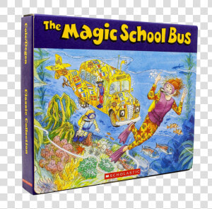 Magic School Bus Classic Boxset   Png Download   Magic School Bus On The Ocean Floor  Transparent Png