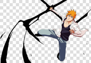 Ichigo Kurosaki Png Pic   Bleach Ichigo Fullbring Weapon  Transparent Png