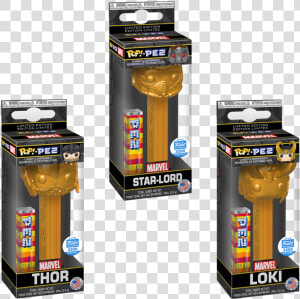 Funko Pez Marvel Gold  HD Png Download