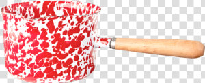 Red Splatterware Milk Pot   Caquelon  HD Png Download