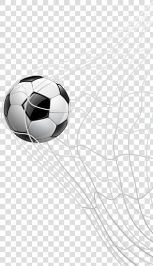 Pallone Calcio Nella Rete Disegno  HD Png Download