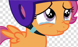 Crying Transparent Fake   Vector My Little Pony Scootaloo  HD Png Download