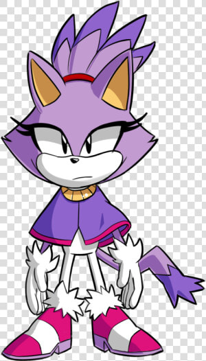 My Idea Of What Classic Blaze The Cat Might Look Like   Classic Blaze The Cat  HD Png Download