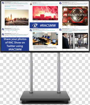 Social Media Wall Rentals   Billboard  HD Png Download