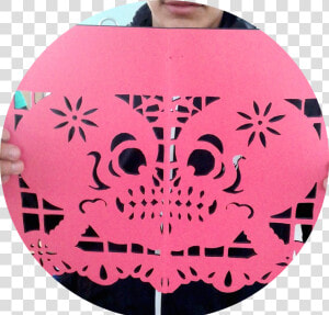 Dia De Los Muertos   Papel Picado Kissing Skull Template  HD Png Download