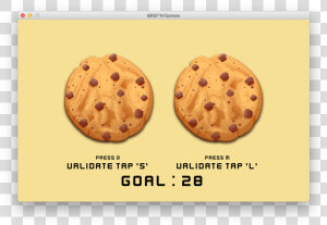 Cookie Clicker   Chocolate Chip Cookie  HD Png Download