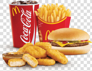 Mcdonalds Hamburger Big Mcdonald S Fizzy Mac Chicken   Cheeseburger Or Chicken Nuggets  HD Png Download