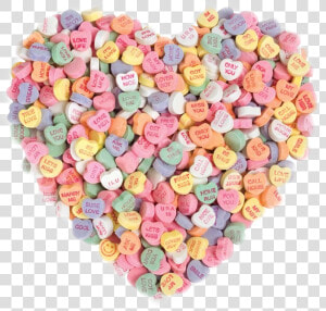  candyhearts  candy  heart  hearts  sweets  food  cute   Candy Hearts In Heart Shape  HD Png Download